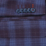 Check Wool Suit // Blue + Black (S36X29)