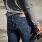 The Sharp Jean // Washed Indigo (30W x 28L)