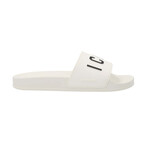 Slippers And Clogs Icon // White + Black (US: 6.5)