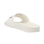 Slippers And Clogs Icon // White + Black (US: 6.5)