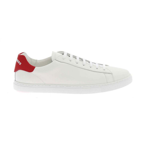 Steve Sneakers Low-Cut Shoes // White + Red (US: 6)