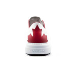 Bumper Sneakers // White + Red (US: 8)
