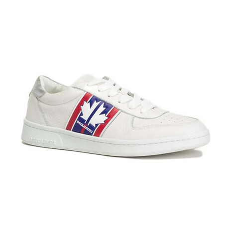 Mens Boxer Sneakers // White + Multicolor (US: 6)