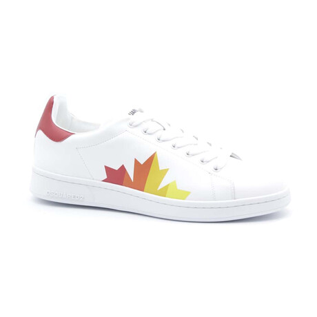 RJ Smiley Bypell Boxer Sneakers // White + Multicolor (US: 6)