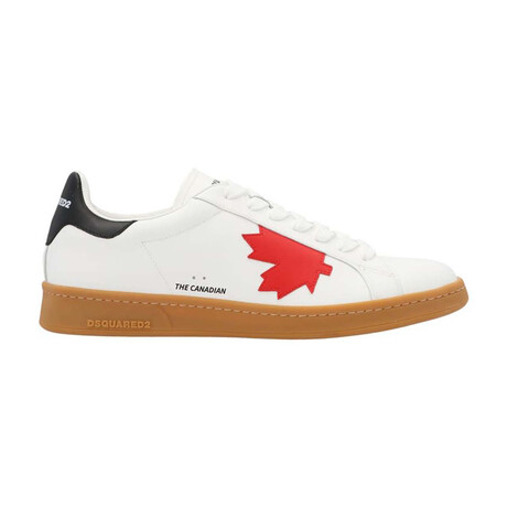 Boxer Sneakers // White + Black + Red (US: 6)