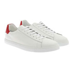 Steve Sneakers Low-Cut Shoes // White + Red (US: 6.5)