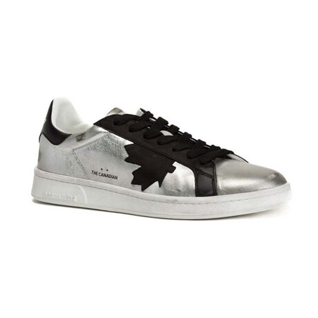 Mens Boxer Sneaker // Silver + Black (US: 6)