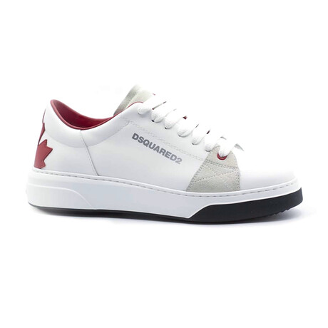 Bumper Sneakers // White + Red (US: 6)
