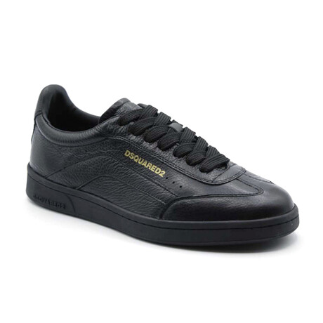 Boxer Sneakers // Black + Gold (US: 6)