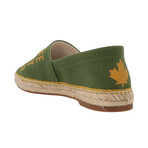 One Life One Planet Espadrillas // Green + Yellow (US: 7.5)