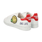 Smiley Bypell Boxer Sneakers // White + Multicolor (US: 8)