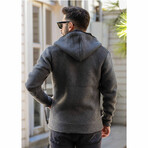 Premium Steel Knit Jacket // Smoked (S)