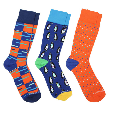 Harry Crew Socks Gift Box // 3-Pack // Multicolor