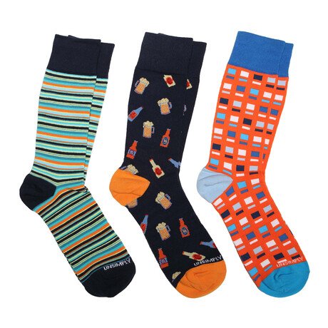 Scott Crew Socks Gift Box // 3-Pack // Multicolor