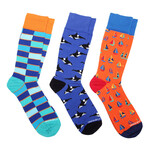 Luke Crew Socks Gift Box // 3-Pack // Multicolor