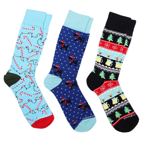 James Crew Socks Gift Box // 3-Pack // Multicolor