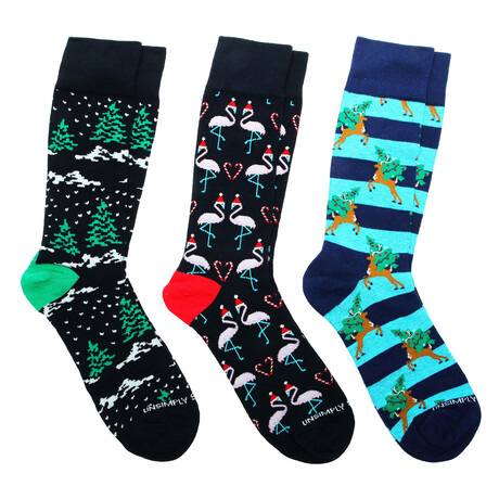 Finn Crew Socks Gift Box // 3-Pack // Multicolor