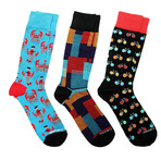 Rowan Crew Socks Gift Box // 3-Pack // Multicolor