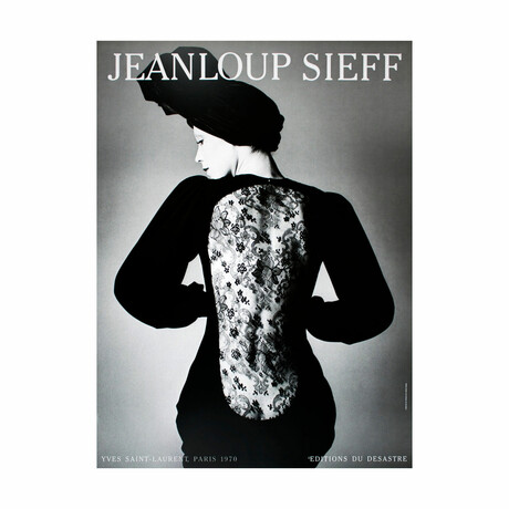 Jeanloup Sieff // Yves Saint//Laurent, Paris (1970) // 1988 Offset Lithograph