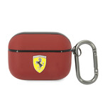 Ferrari On Track // Leather Case // Red (AirPods Pro)