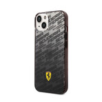 Case Allover Scuderia And Dyed Bumper // Gradient Black (iPhone 14)