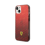 Allover Scuderia And Dyed Bumper Case // Gradient Red (iPhone 14)