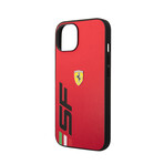 Leather Case Printed Big SF Logo // Red (iPhone 14)