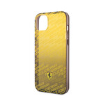 Allover Scuderia And Dyed Bumper Case // Gradient Yellow (iPhone 14)