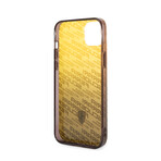 Allover Scuderia And Dyed Bumper Case // Gradient Yellow (iPhone 14)