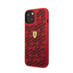 Silicone Case All Over Printed Scuderia // Red (iPhone 14)