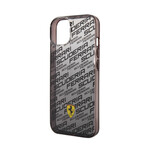 Case Allover Scuderia And Dyed Bumper // Gradient Black (iPhone 14)