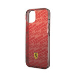 Allover Scuderia And Dyed Bumper Case // Gradient Red (iPhone 14)