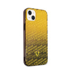 Allover Scuderia And Dyed Bumper Case // Gradient Yellow (iPhone 14)