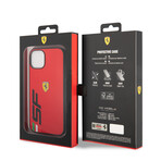 Leather Case Printed Big SF Logo // Red (iPhone 14)