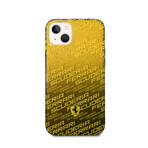 Allover Scuderia And Dyed Bumper Case // Gradient Yellow (iPhone 14)