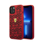 Silicone Case All Over Printed Scuderia // Red (iPhone 14)