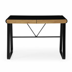 Geffen Desk // 2 Storage Drawers (Black)