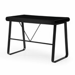 Geffen Desk // 2 Storage Drawers (Black)