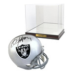 Bo Jackson Signed Los Angeles Raiders Helmet + Case
