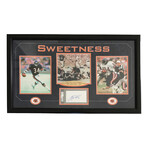Walter Payton Signed Chicago Bears Triple 8x10 Photo Collage