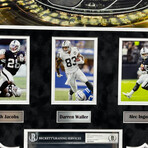 Las Vegas Raiders // Darren Waller, Josh Jacobs +1 // 1st Year Ticket Collage Framed