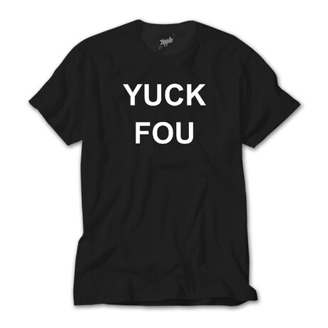 Yuck Fou T-Shirt // Black (XS)