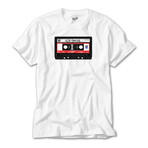 Old Skool Mix Tape T-Shirt // White (3XL)