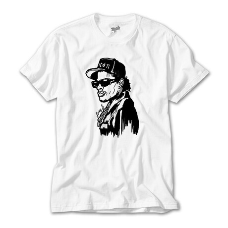 Eazy E T-Shirt // White (XS)