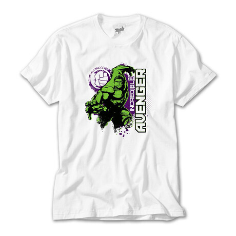 The Incredible Hulk T-Shirt // White (XS)