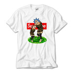 Rick and Morty Supreme T-Shirt // White (S)
