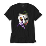 Joker Card T-Shirt // Black (XL)