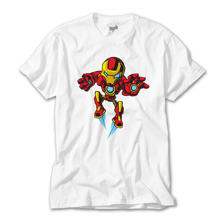 Iron Man T-Shirt // White (XS)