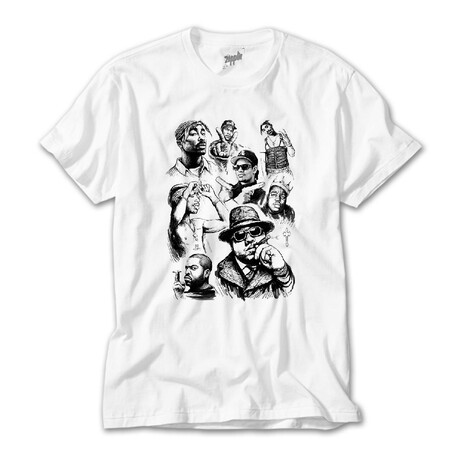 Rappers T-Shirt // White (XS)