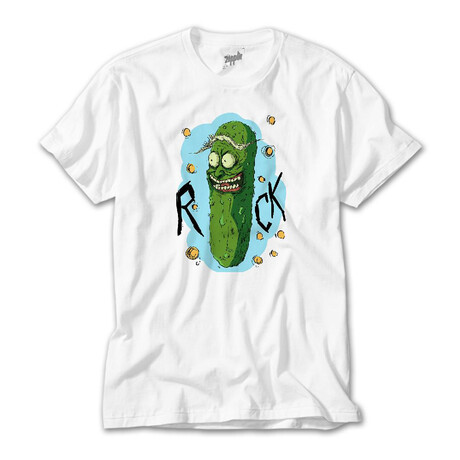 Pickle Rick T-Shirt // White (3XL)